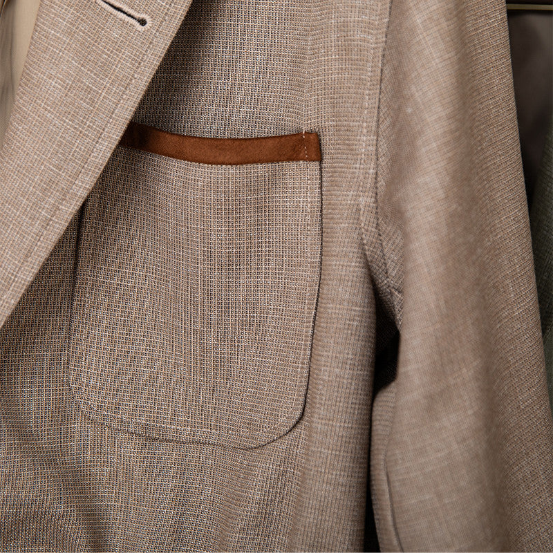 Thin Non-ironing Retro Petty Cash Suit Jacket