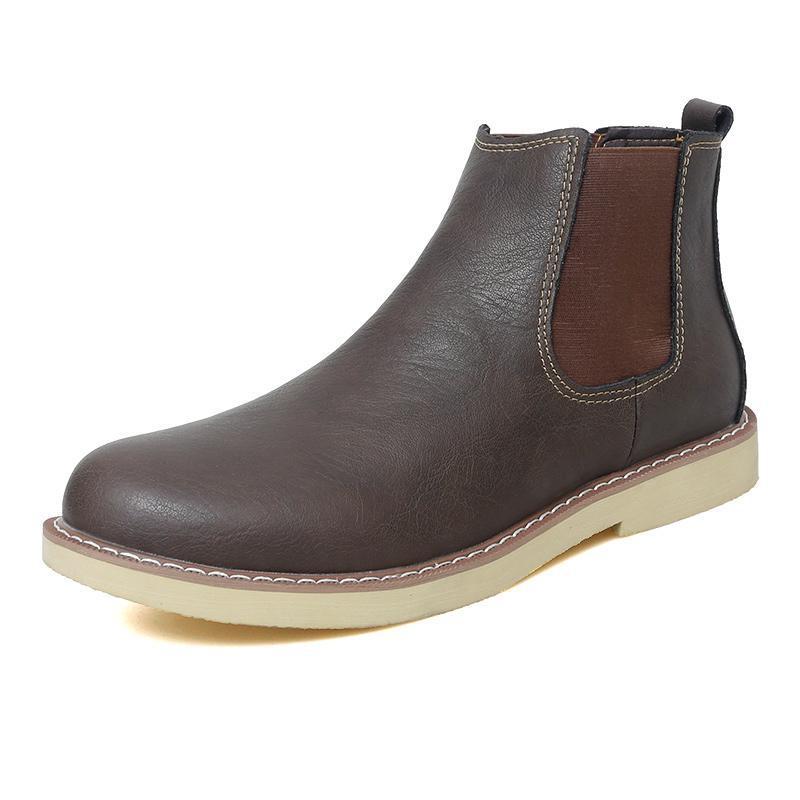 Men's British Style High-top Shoes Martin Boots