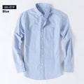Men's Cotton Oxford Business Casual Long Sleeve Shirt