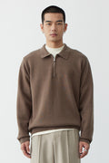 Casual Polo Collar Knitwear Sweater For Men
