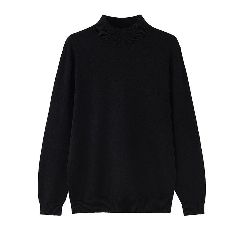 Long Sleeve Inner Wear Mock Neck Sweater Men