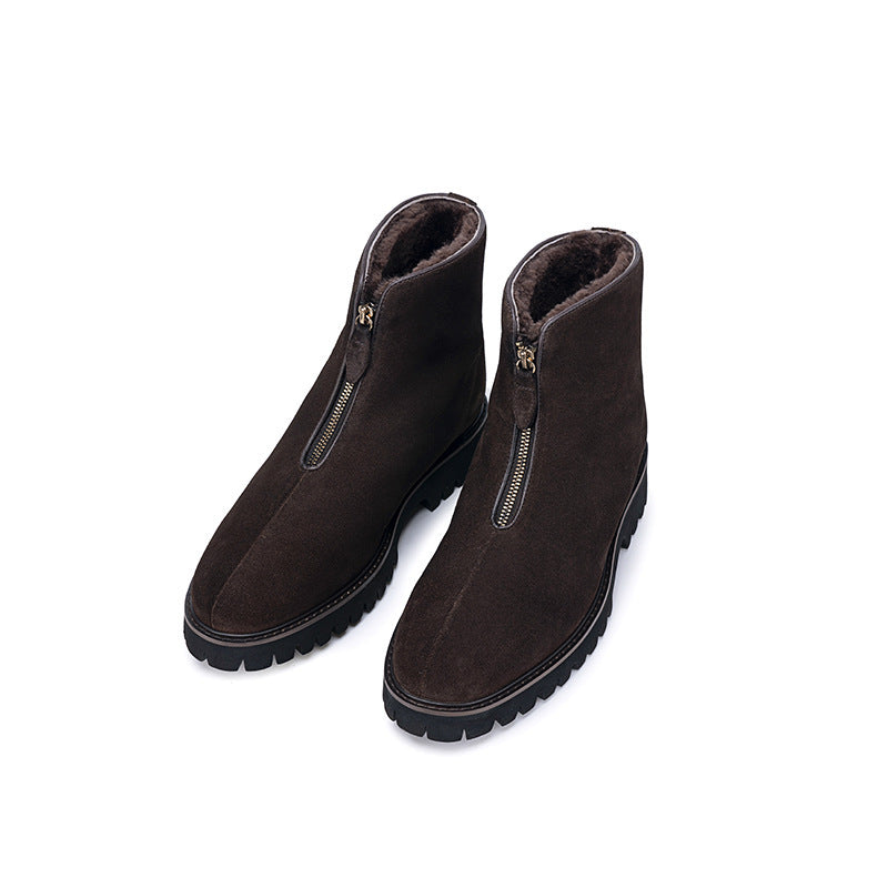 British Thick Height Increasing Snow Boots