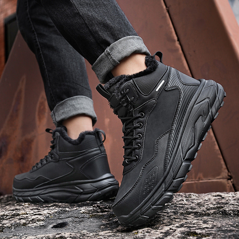 Cold And Warm High Cotton-padded winter Shoes