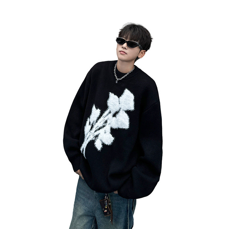 Autumn And Winter American Retro Brocade Sweater