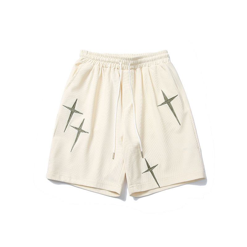 Embroidered Track Shorts For Men