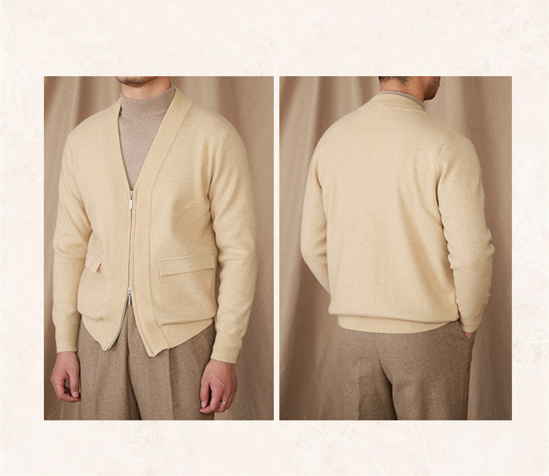 Men's Solid Color Casual Coat