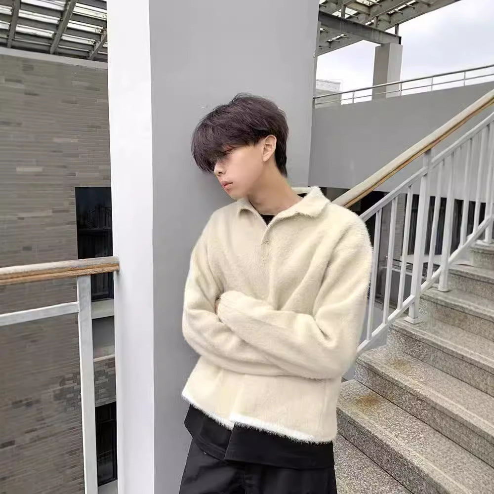 Men's Soft And Skin-friendly Knitted Sweater