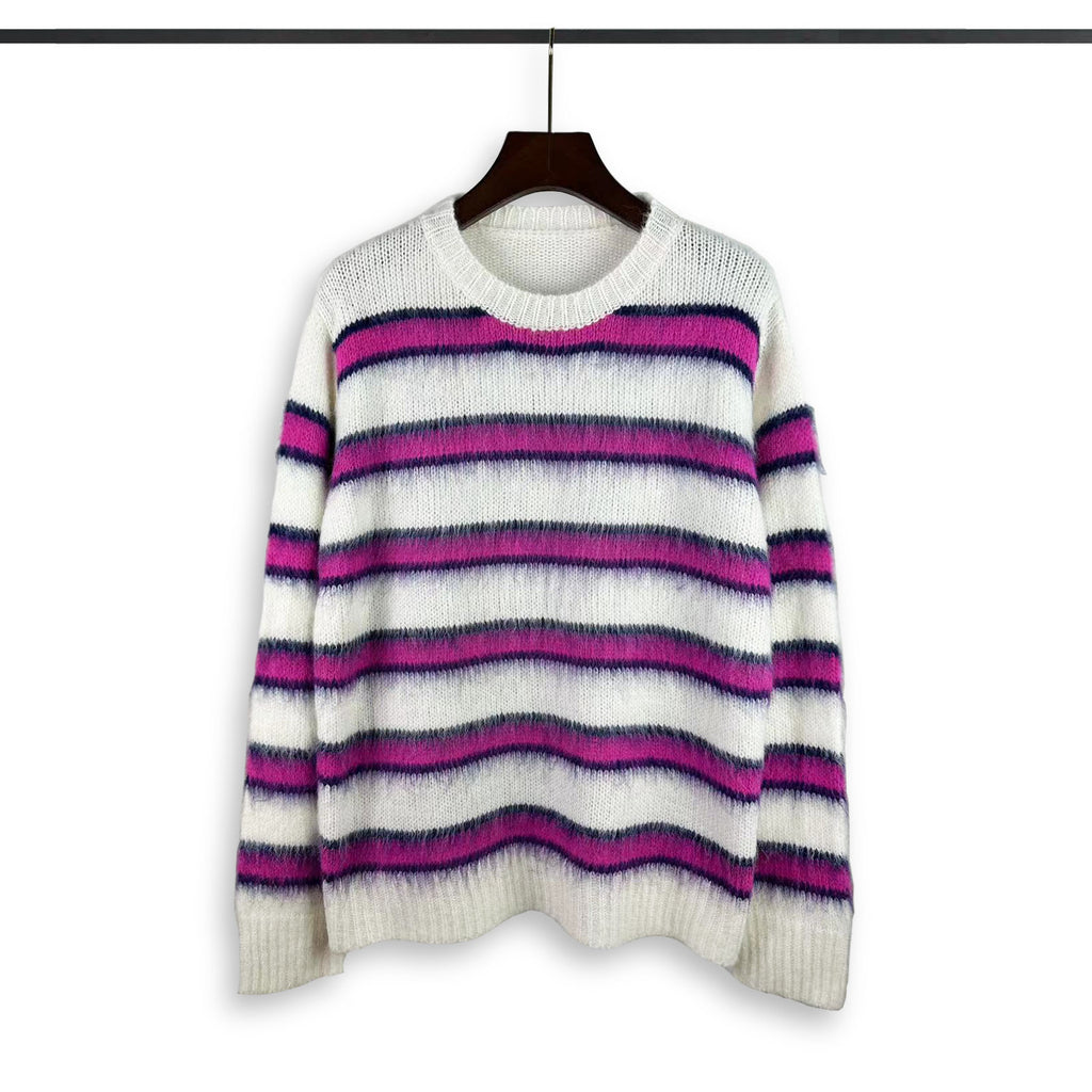 High Street American Style Loose Striped Sweater