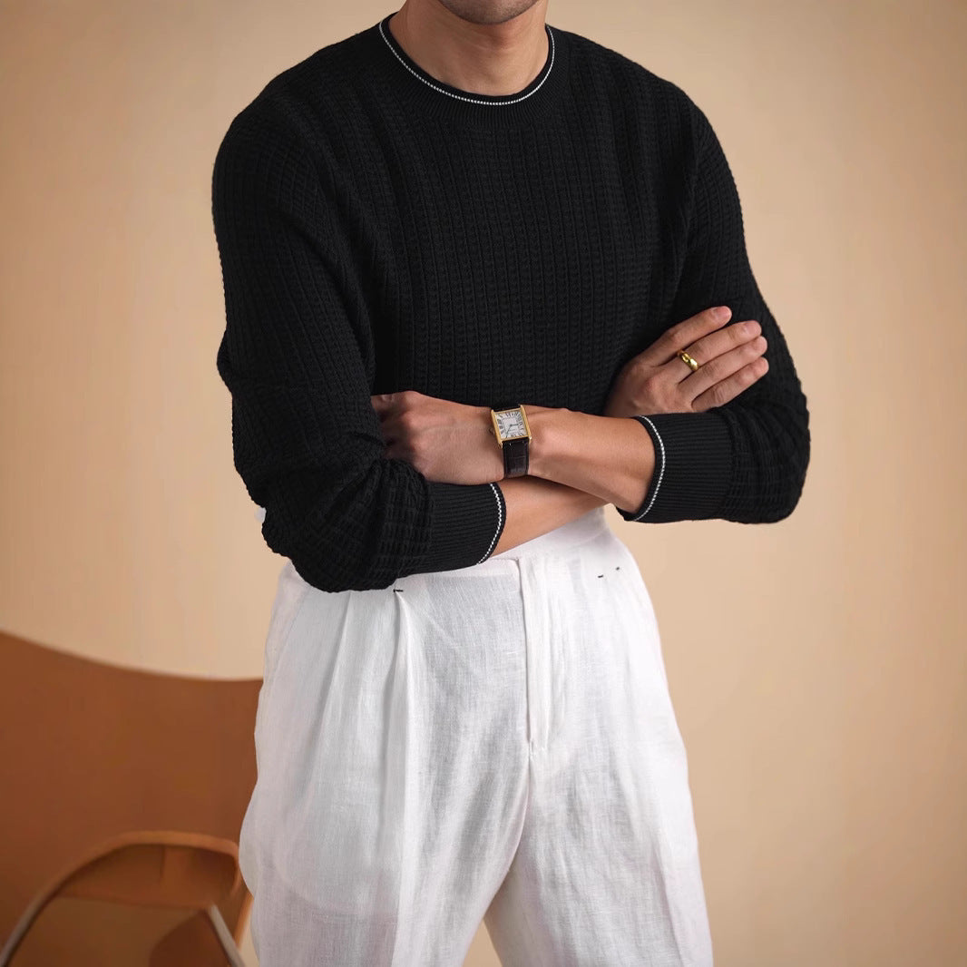 Autumn And Winter Men's Long-sleeved Business Casual sweatshirt