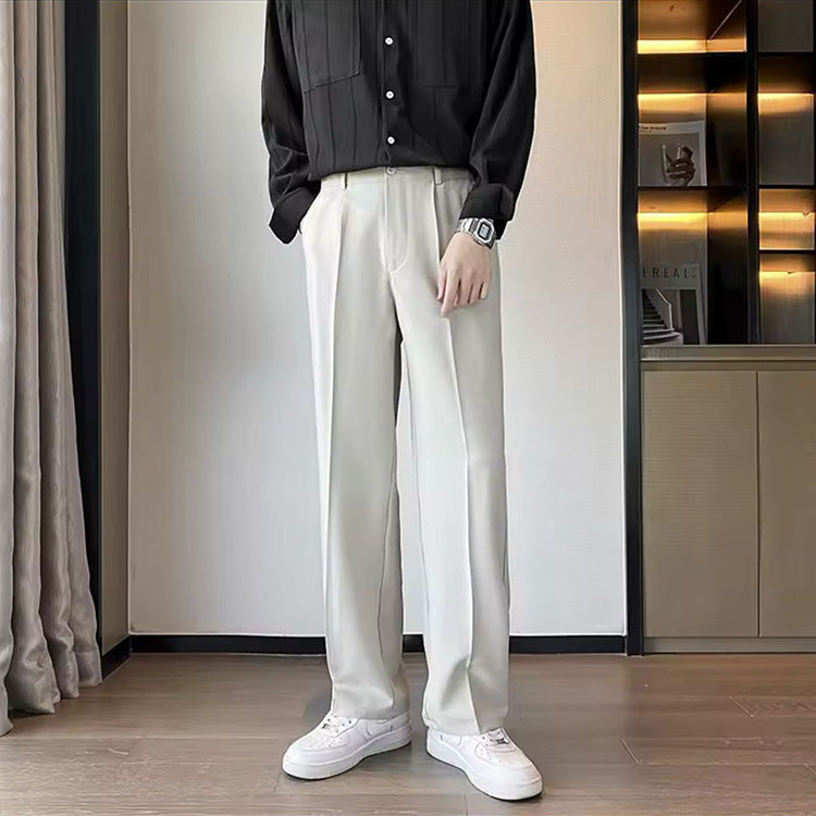 High-grade Black Weila Anti-wrinkle Suit Pants