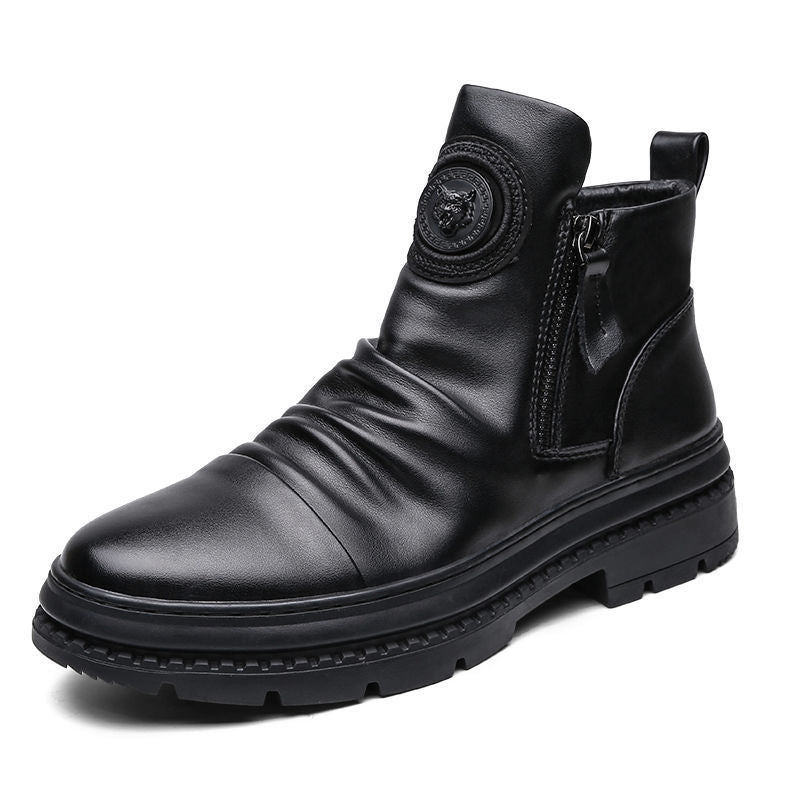 Men's All-match High-top With Velvet Tactical Military Boots