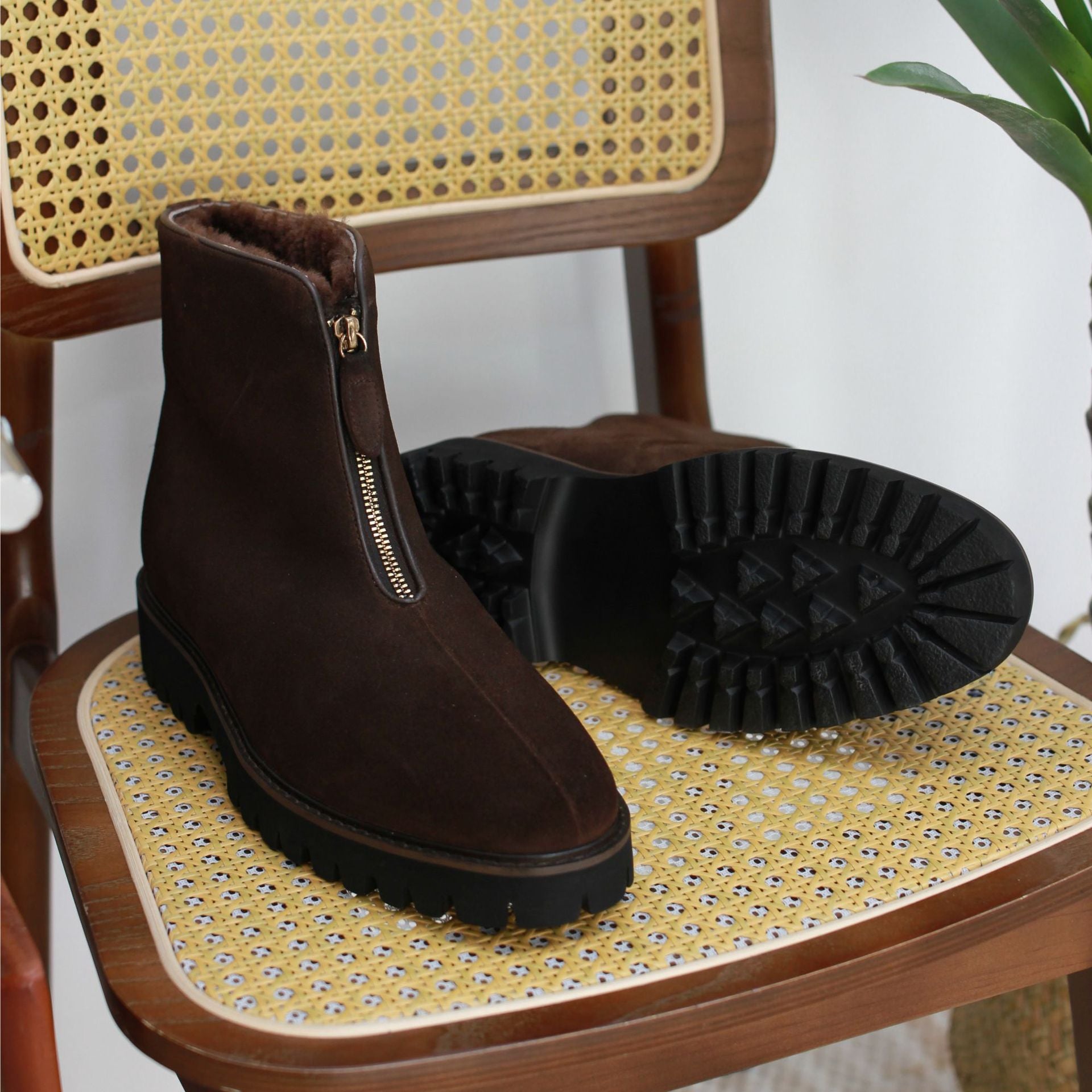 British Thick Height Increasing Snow Boots