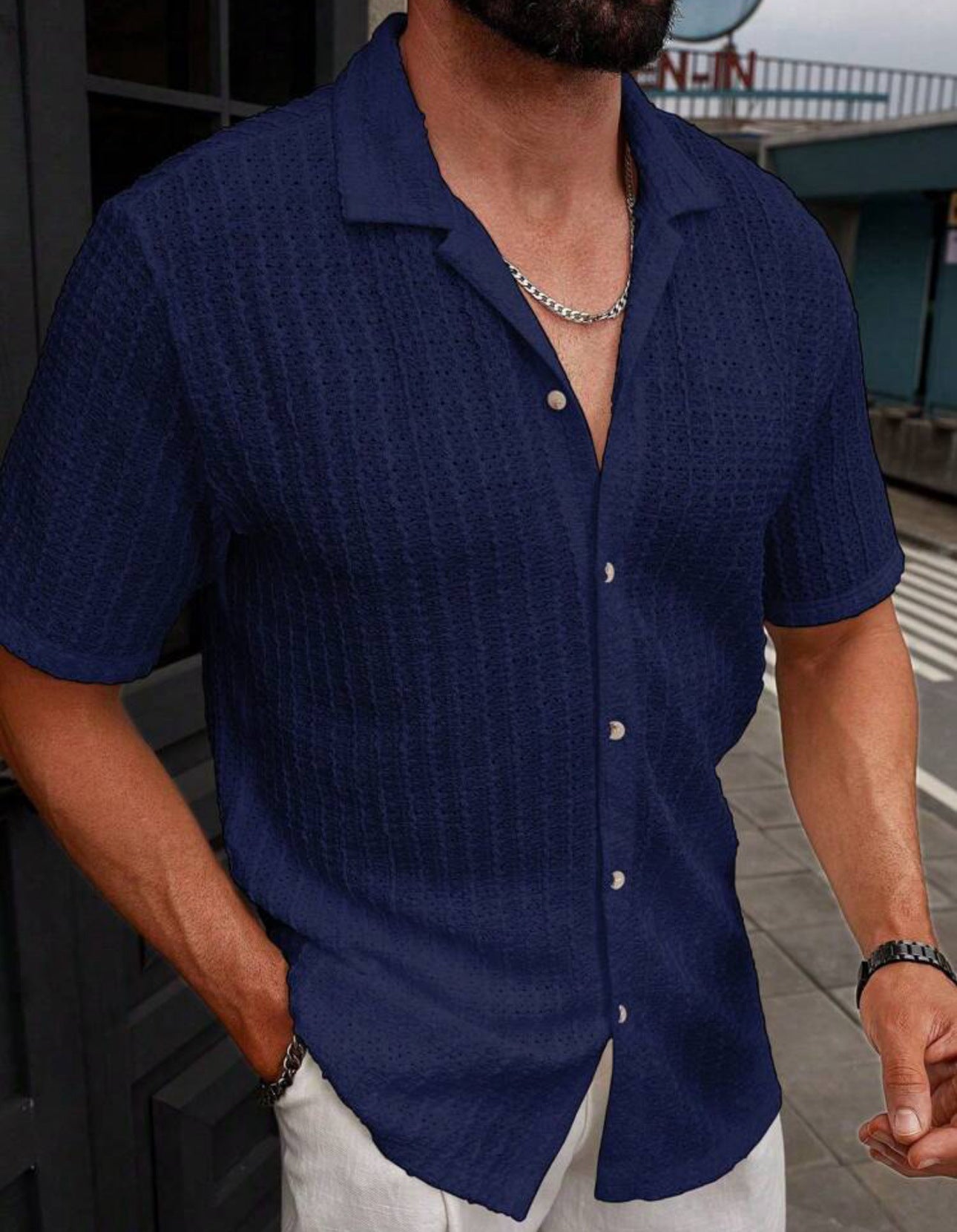 Men's Casual Slim shirt