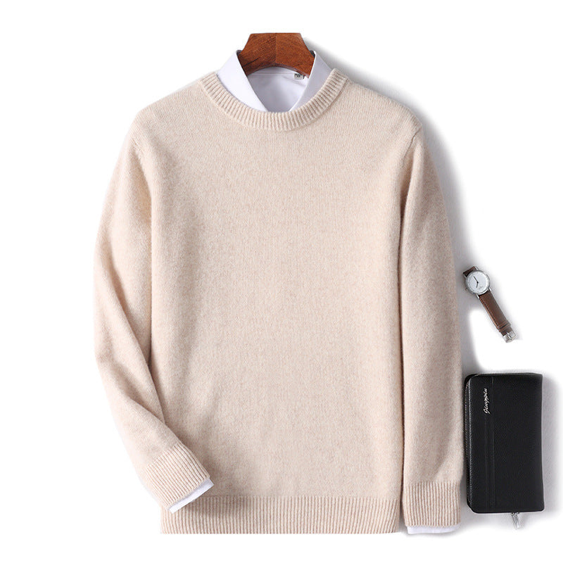 Men's Thickened Pullover Sheep Fur Sweater