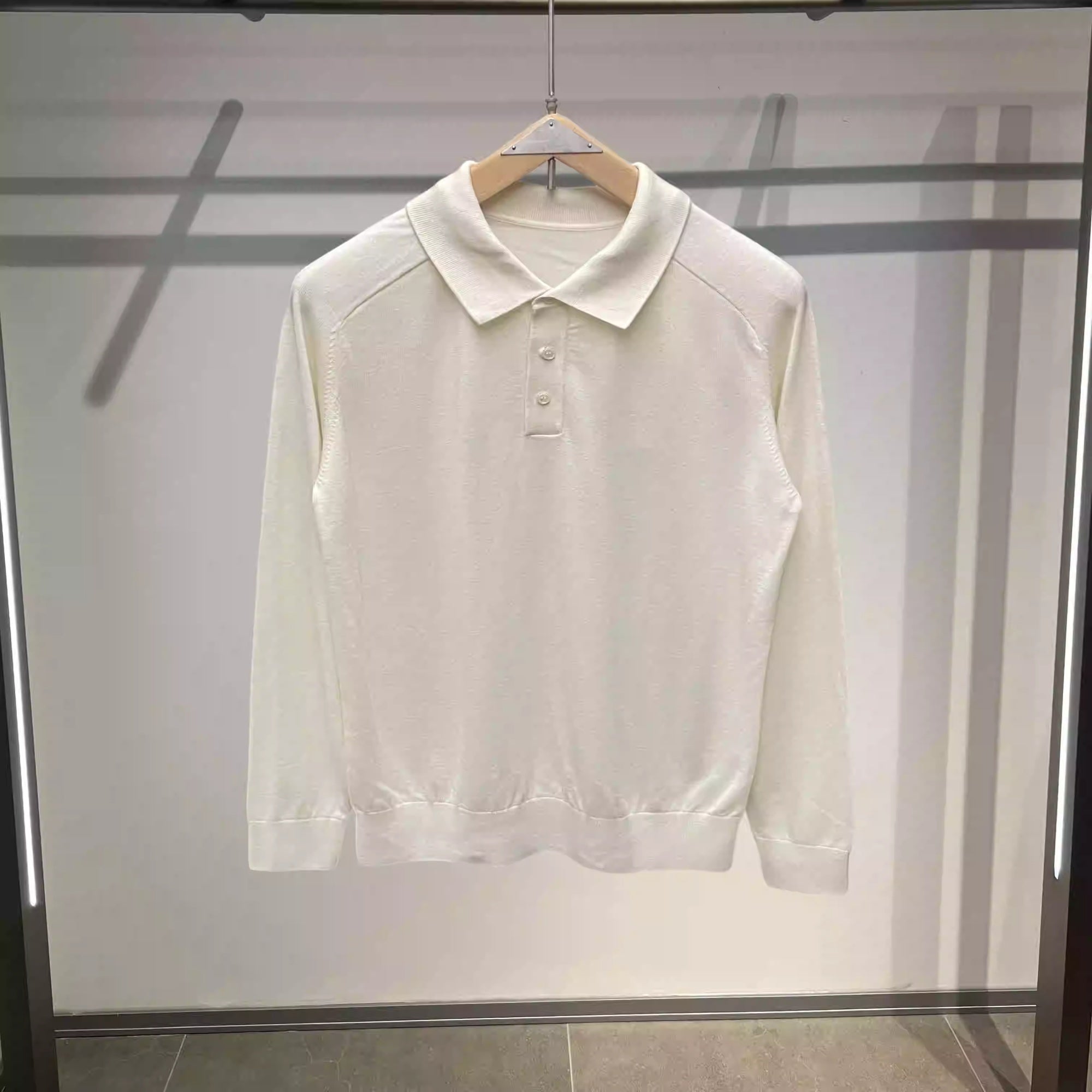 Men's Long-sleeved Lapel Comfortable Sweater