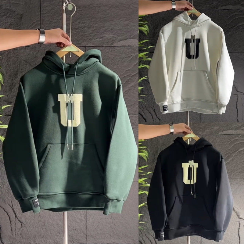 High-grade Loose All-match Letters Long Sleeve Casual hoodie