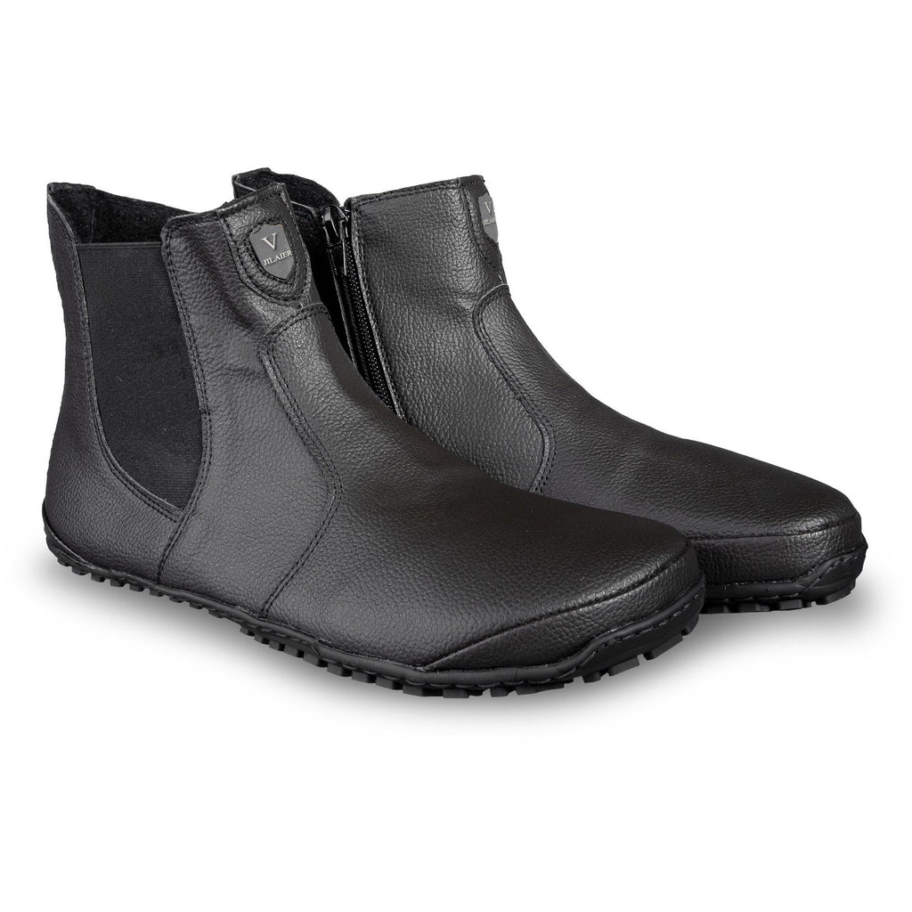 Men And Women Wear Round Toe Color-blocking Single Boots