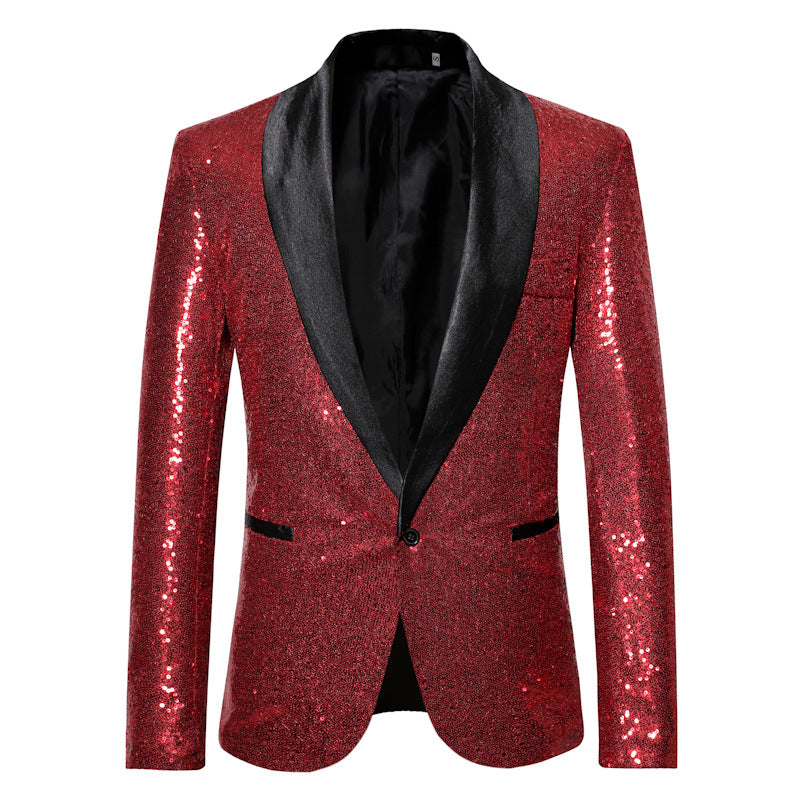 Men's Sequined night club Suit