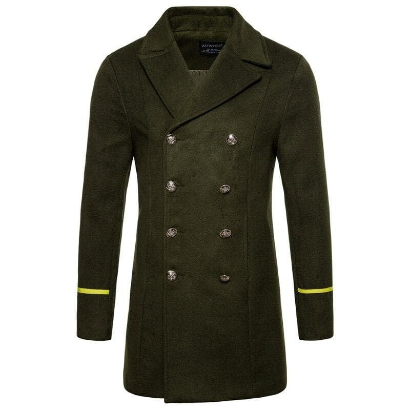 Mid-length Men's Trench Coat