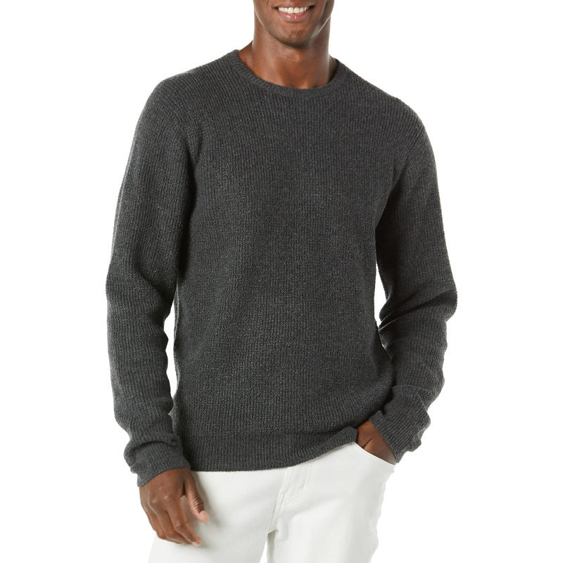 Crew Neck Casual Men's Loose Pullover Knitwear sweater
