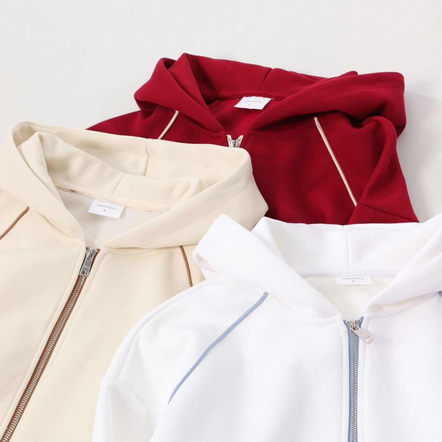 Autumn And Winter Casual Zipper hooded Sweater