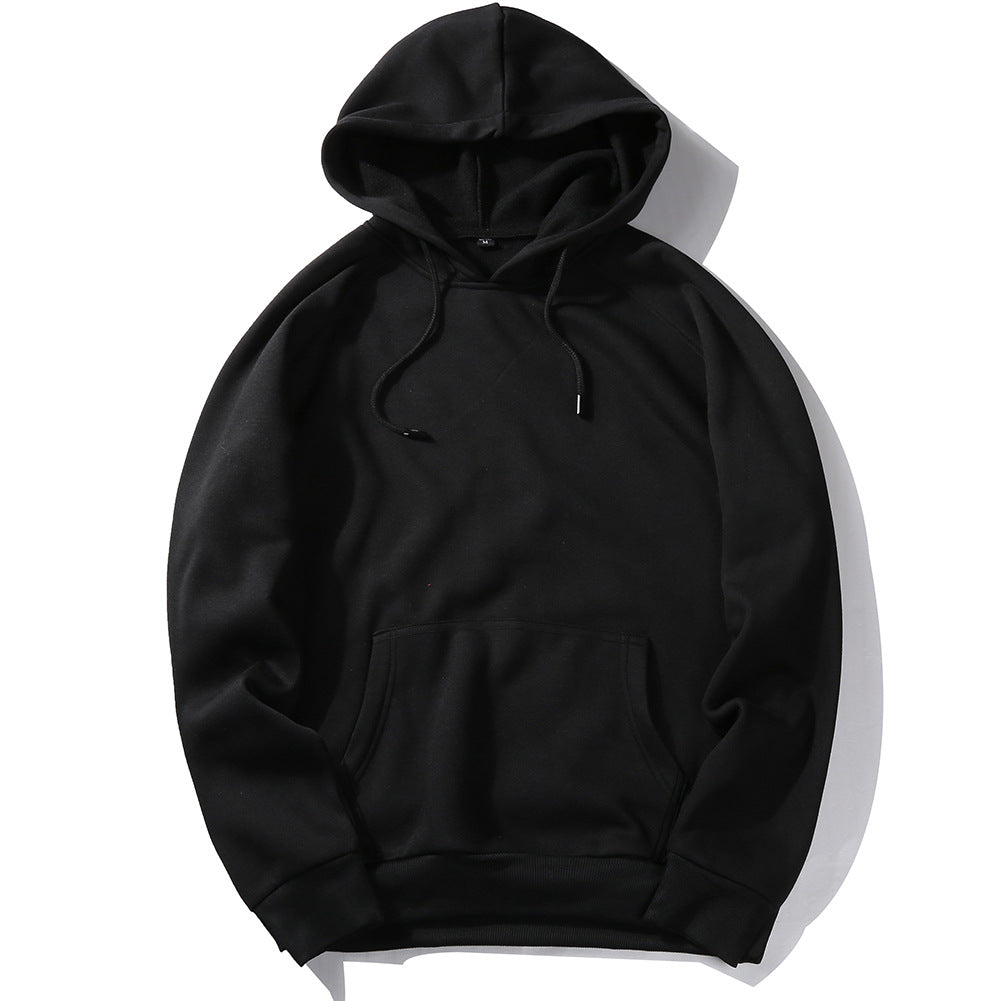 Loose Cool Blank Fleece hoodie Men's