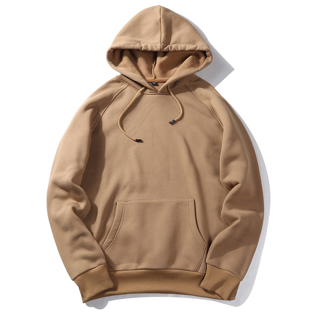 Loose Cool Blank Fleece hoodie Men's