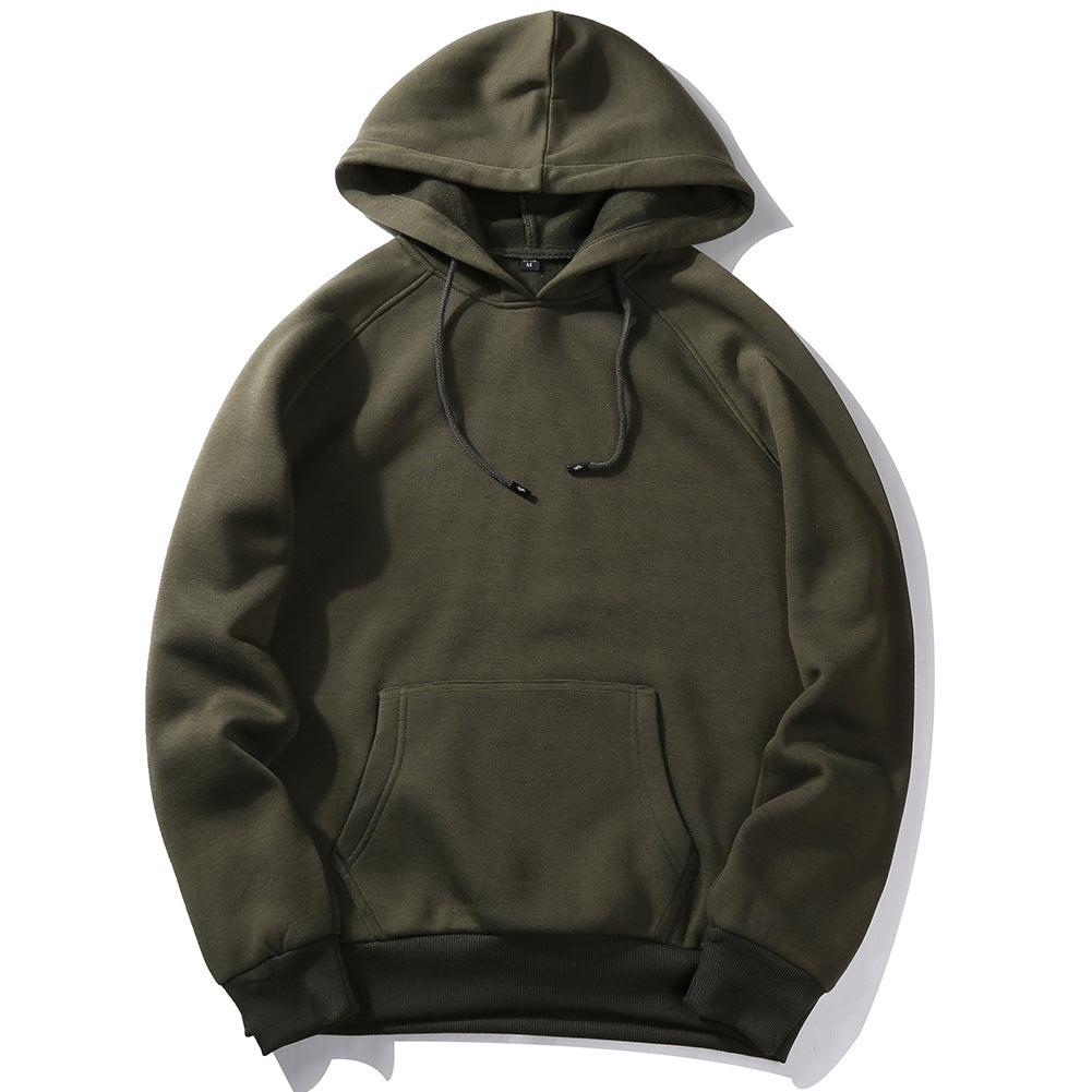 Loose Cool Blank Fleece hoodie Men's
