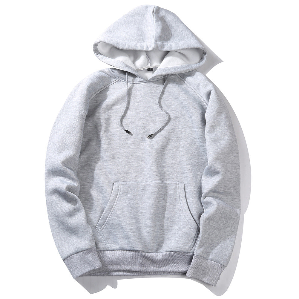 Loose Cool Blank Fleece hoodie Men's