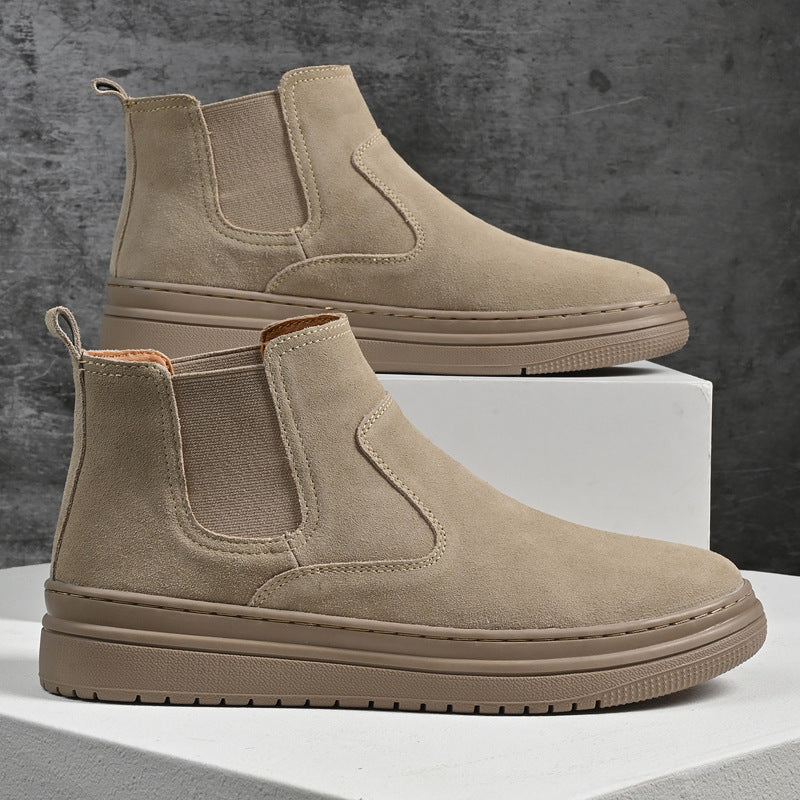 Men's Martin Boots Genuine Leather Mid-top boots