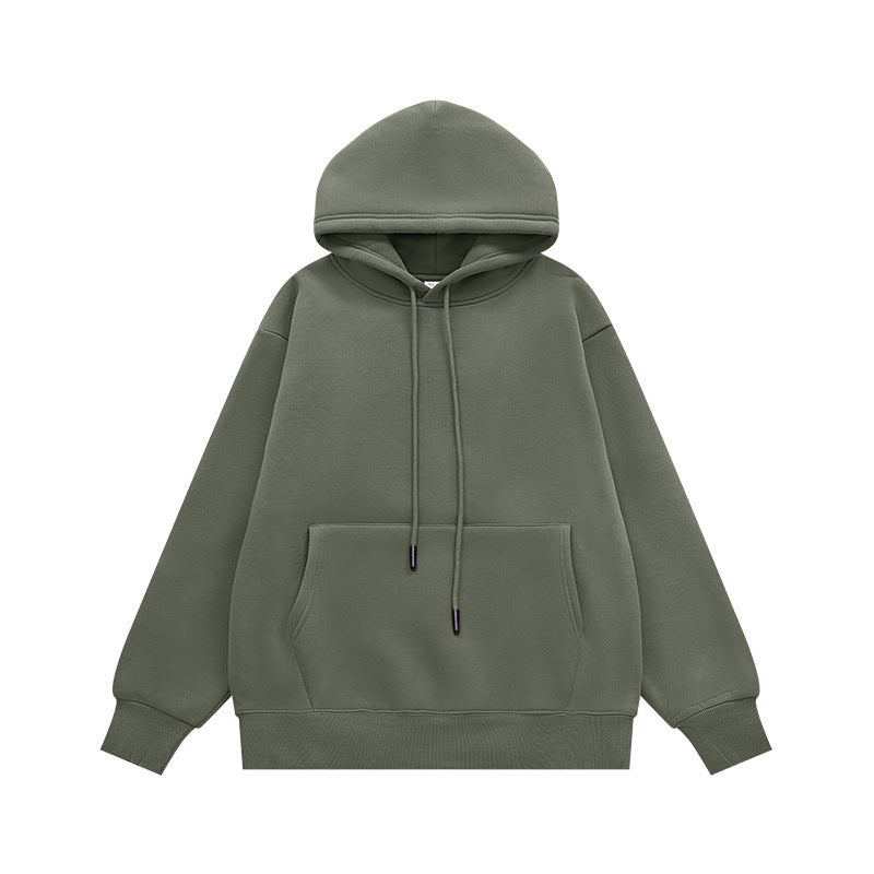 Men's Velvet Padded Hooded Sweatshirt