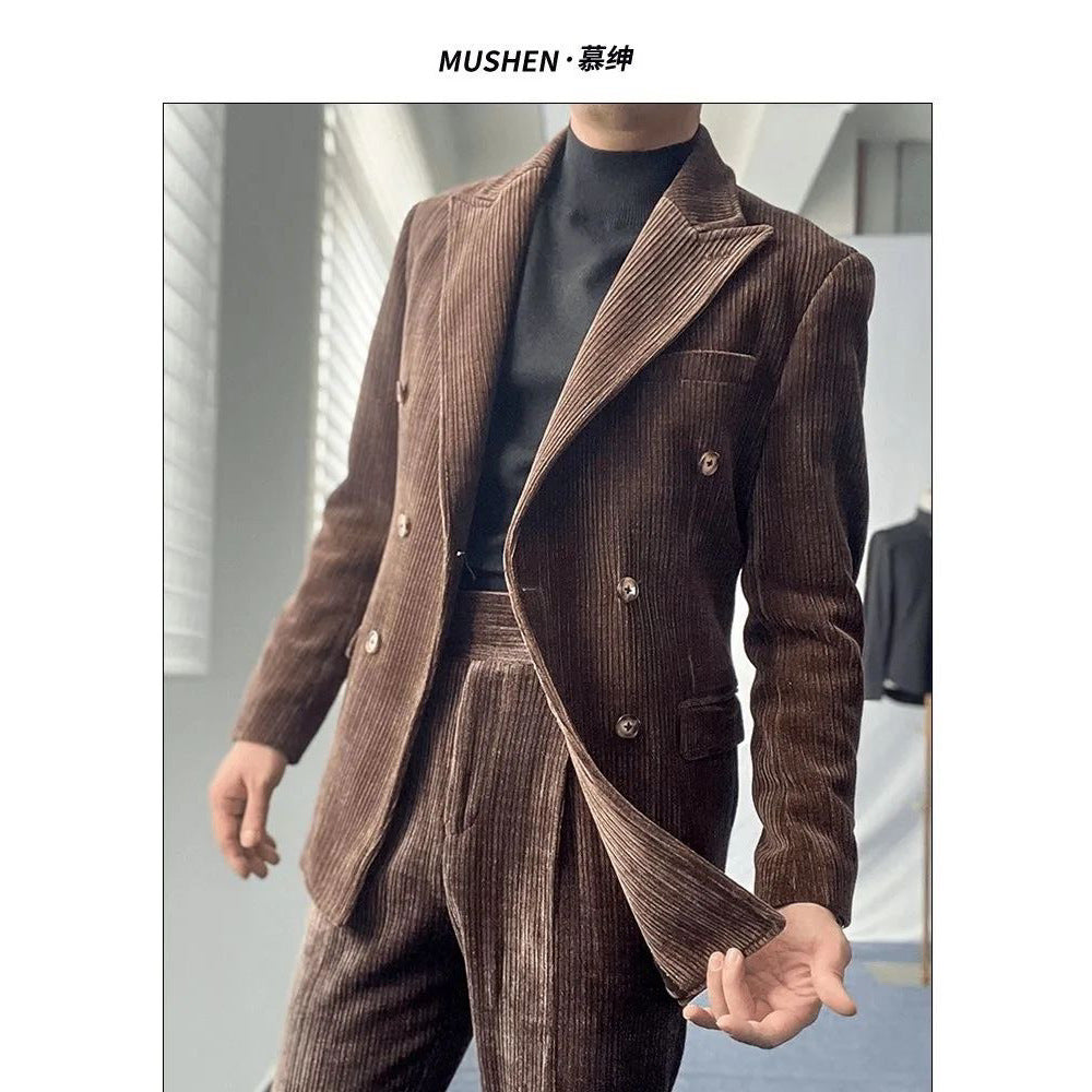 Corduroy Retro Suit men