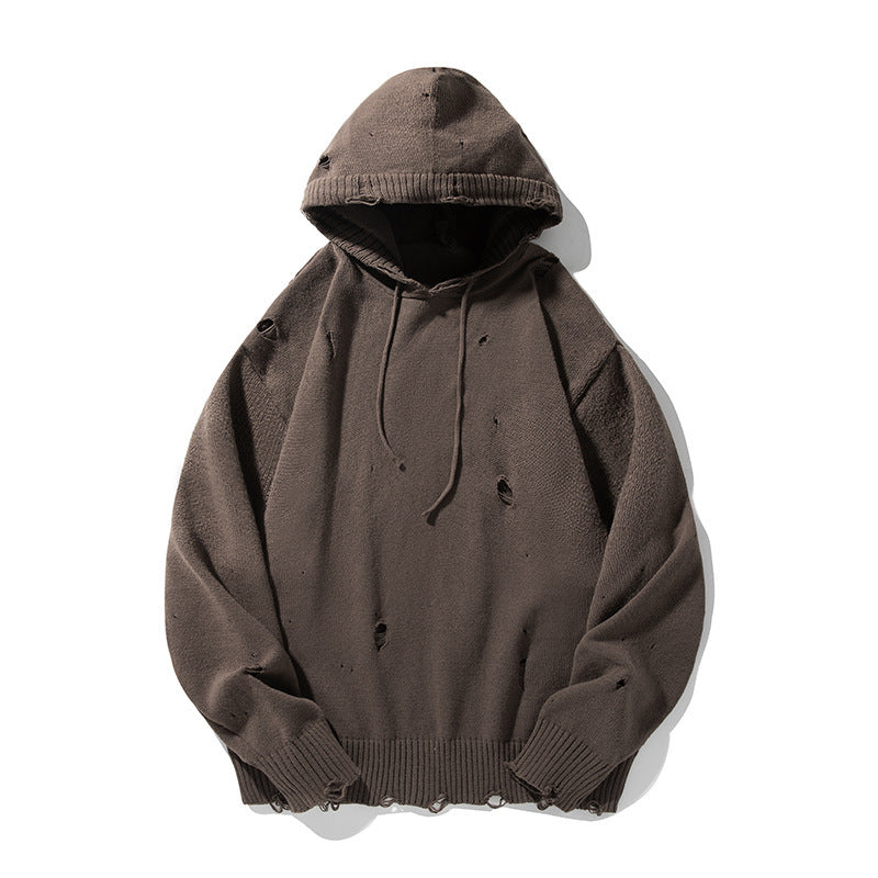 Hollow Out Knitwear Men's Sweater