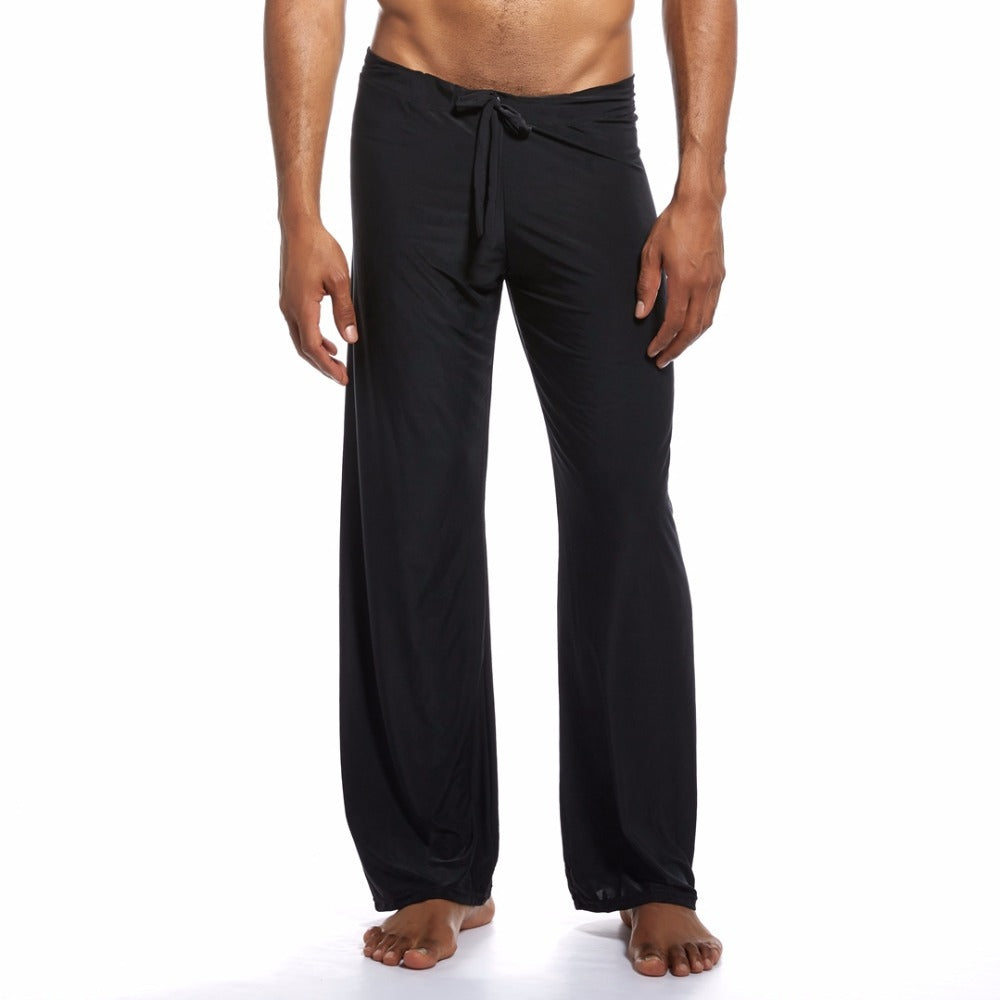 silky loose home trousers