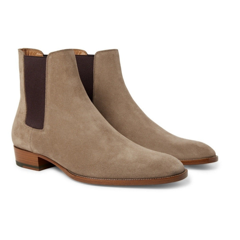 Men's Fall Winter All-match Buckskin Martin Boots