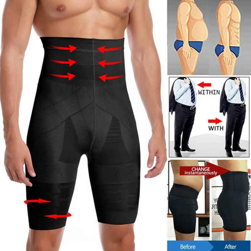 Men Slimming Body Shaper Trainer High Waist