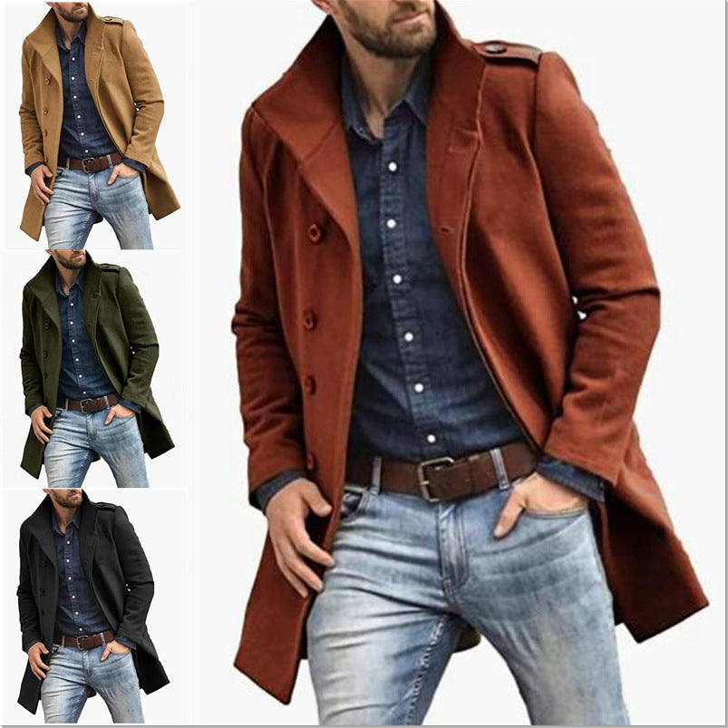 Men's Autumn And Winter Thickened Coat