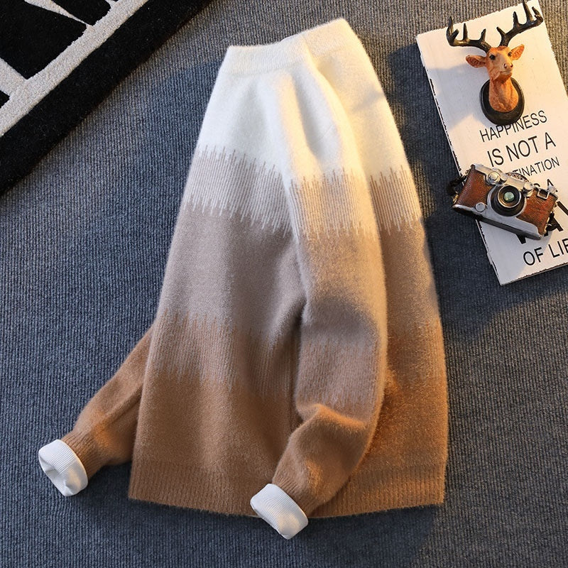 Warm Keeping Thick Casual Loose Pullover sweater