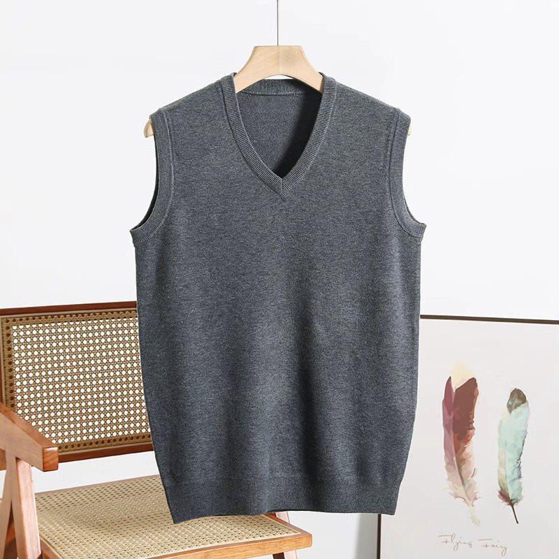V-neck Sweater Vest Men