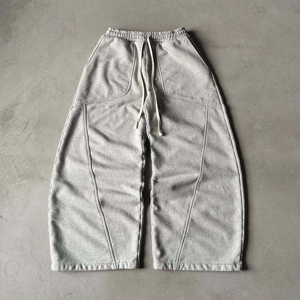 Embroidered Men's And Women's Wide-leg Pants Loose Casual Pants