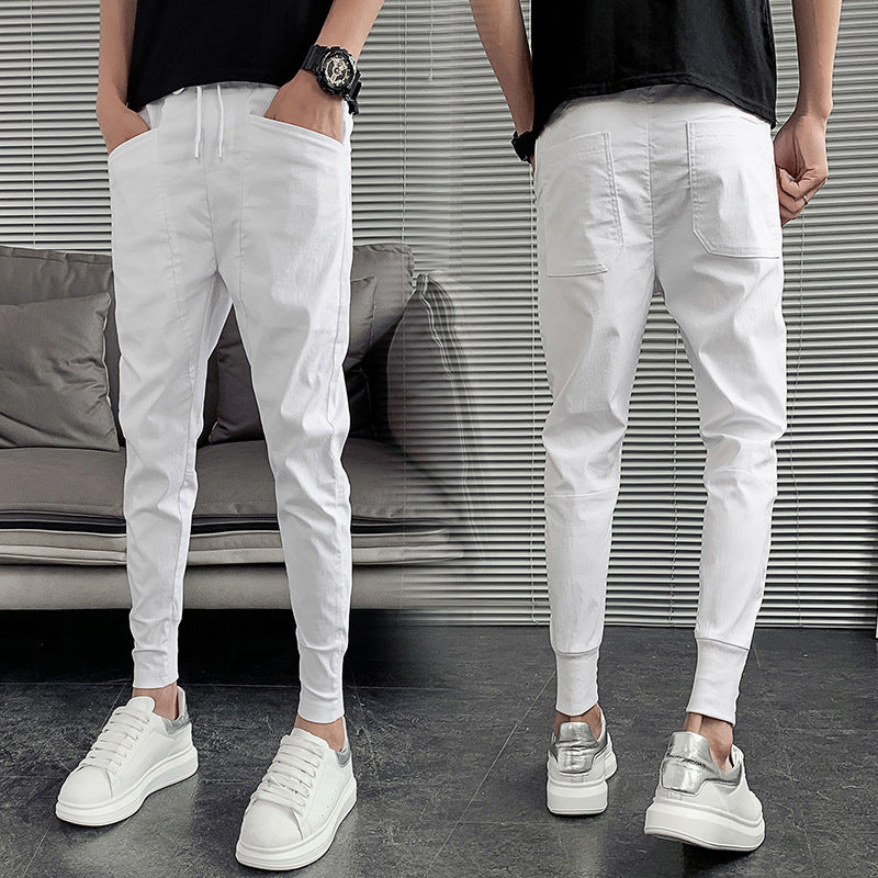Slim Solid Color Harlan Trousers