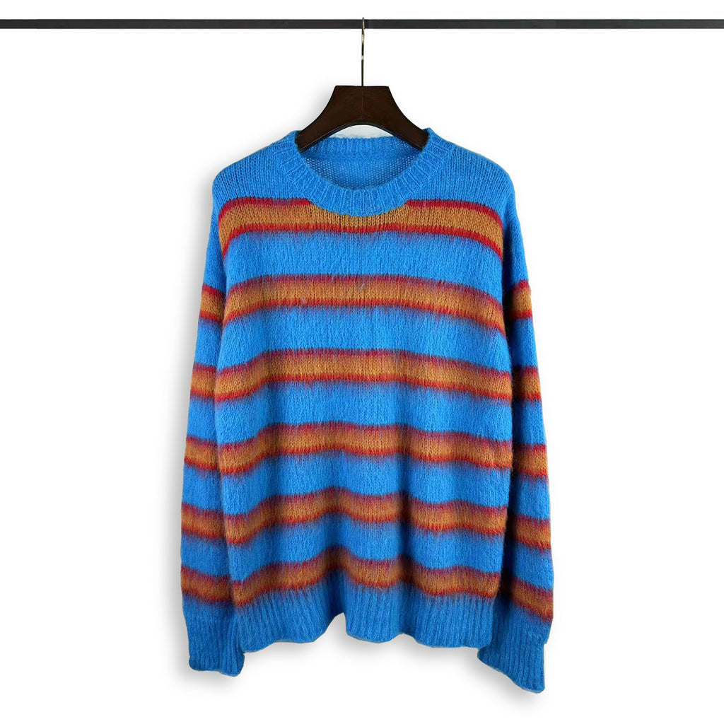 High Street American Style Loose Striped Sweater