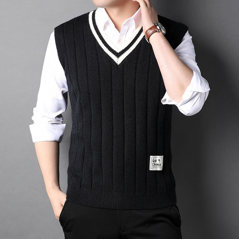 Men's Sleeveless Thermal Sweater