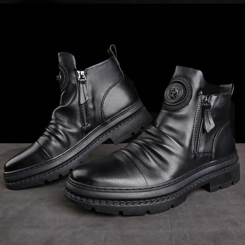Men's All-match High-top With Velvet Tactical Military Boots