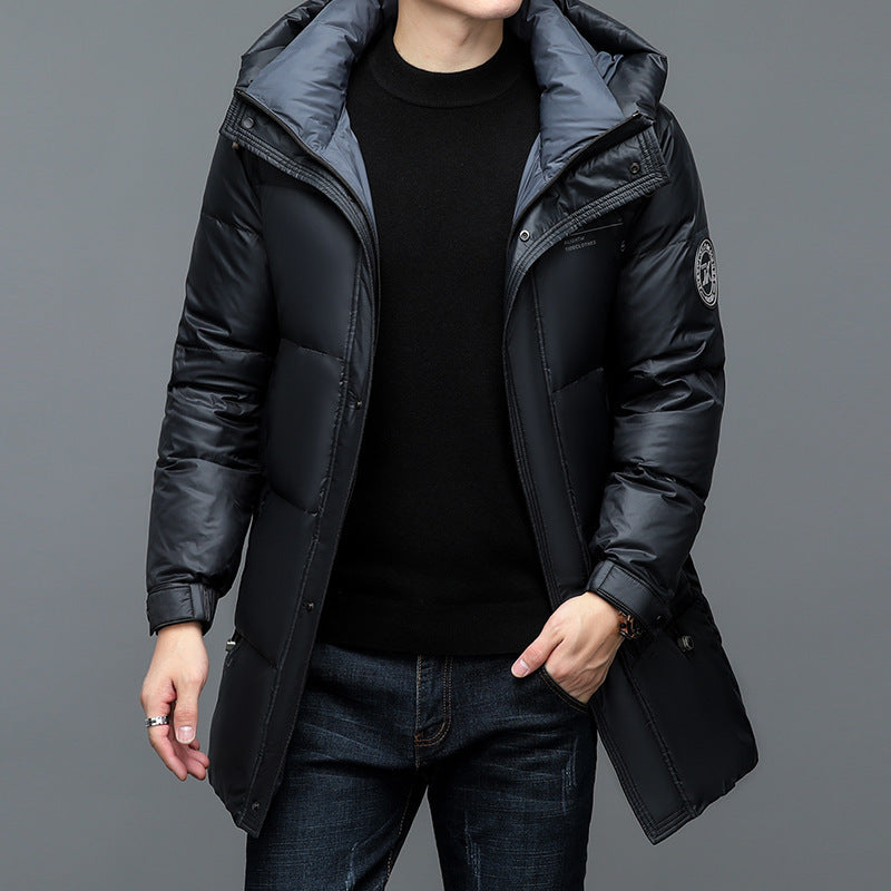 Winter Men's Duck Down Warm Thick Casual Jacket