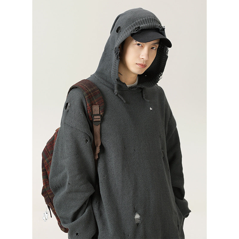 Hollow Out Knitwear Men's Sweater