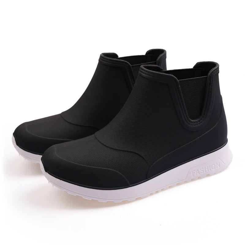 Men's Waterproof Non-slip Outdoor Soft Rubber Sole Rain Boots