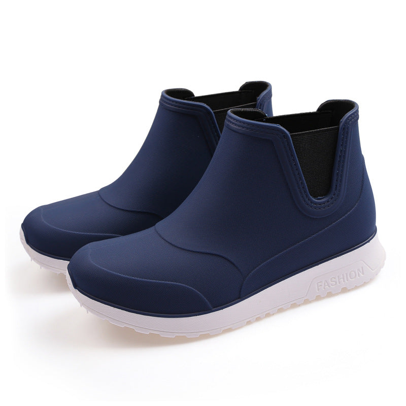 Men's Waterproof Non-slip Outdoor Soft Rubber Sole Rain Boots