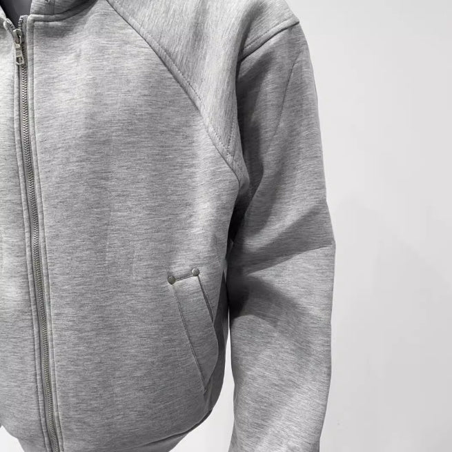 Winter Loose Retro Zipper Cardigan Sweater men