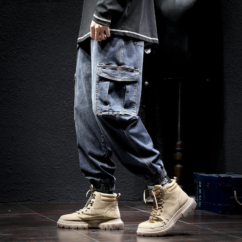 Fallwinter Tooling Jeans Mens Loose